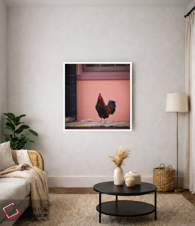 تابلو دکوراتیو پرتره خروس اثر کارن بورک - D3W