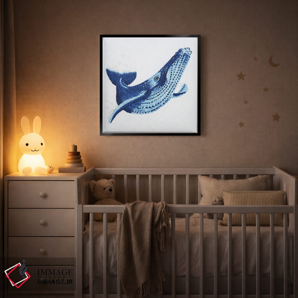 تابلو دکوراتیو نهنگ جادویی اثر کلسی امبلو - D2B