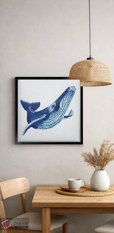 تابلو دکوراتیو نهنگ جادویی اثر کلسی امبلو - D4B