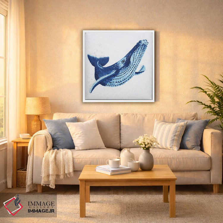 تابلو دکوراتیو نهنگ جادویی اثر کلسی امبلو - D5W
