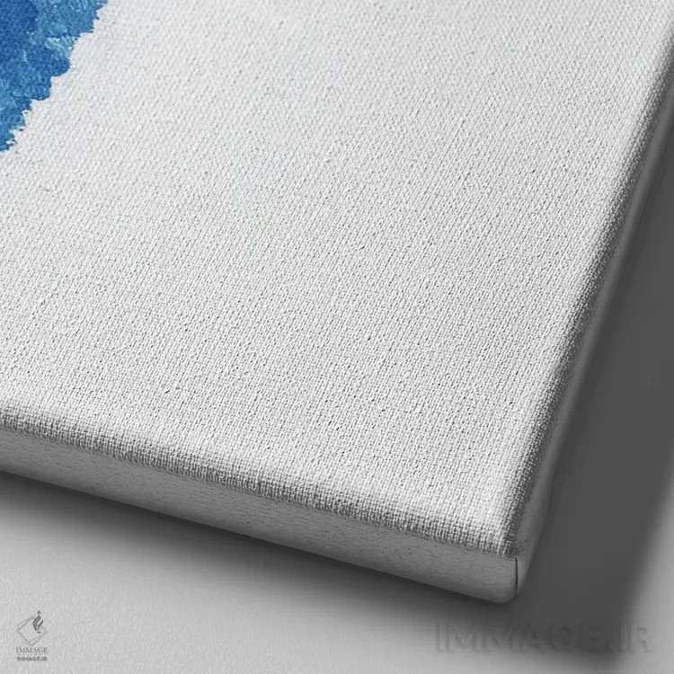 تابلو دکوراتیو گاو مقدس اثر کلسی امبلو - نمای نزدیک بافت بوم