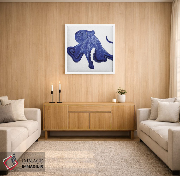 تابلو دکوراتیو اختاپوس اثر کلسی امبلو - D3W