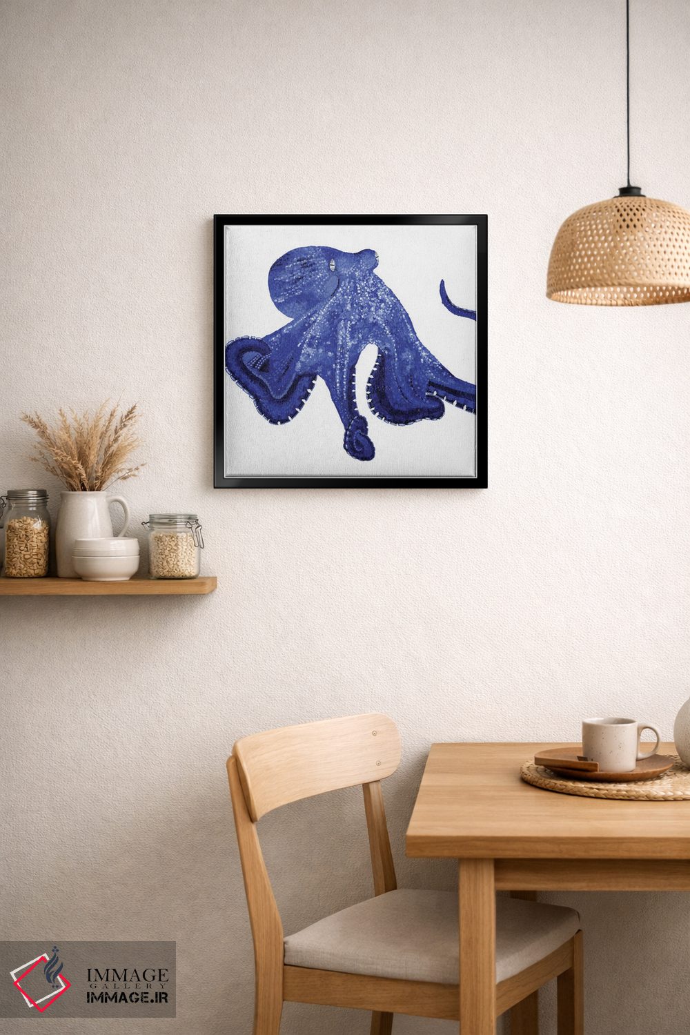 تابلو دکوراتیو اختاپوس اثر کلسی امبلو - D6B