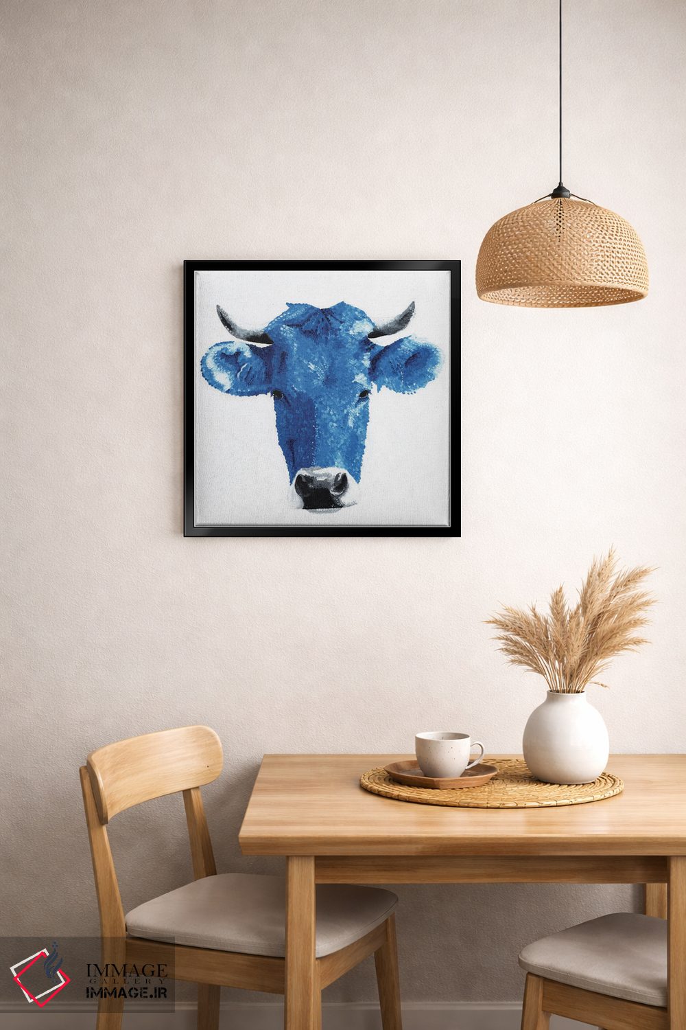 تابلو دکوراتیو گاو مقدس اثر کلسی امبلو - D1B