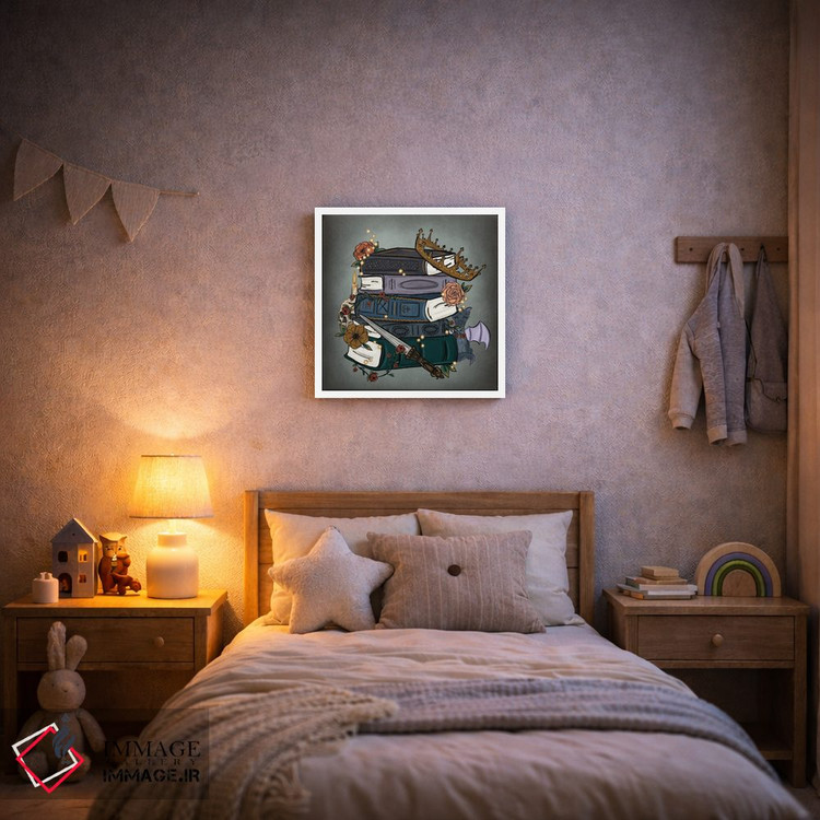 تابلو دکوراتیو داستان های فانتزی گل محور اثر کیتی برایانت - D4W