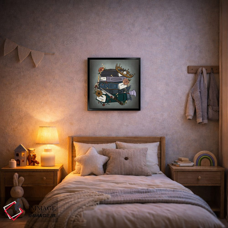 تابلو دکوراتیو داستان های فانتزی گل محور اثر کیتی برایانت - D5B