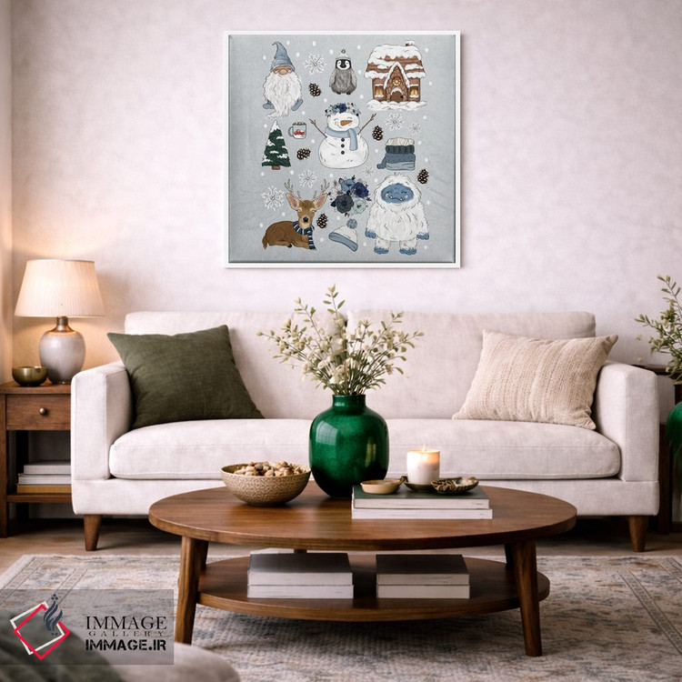 تابلو دکوراتیو احساسات یخی اثر کیتی برایانت - D2W