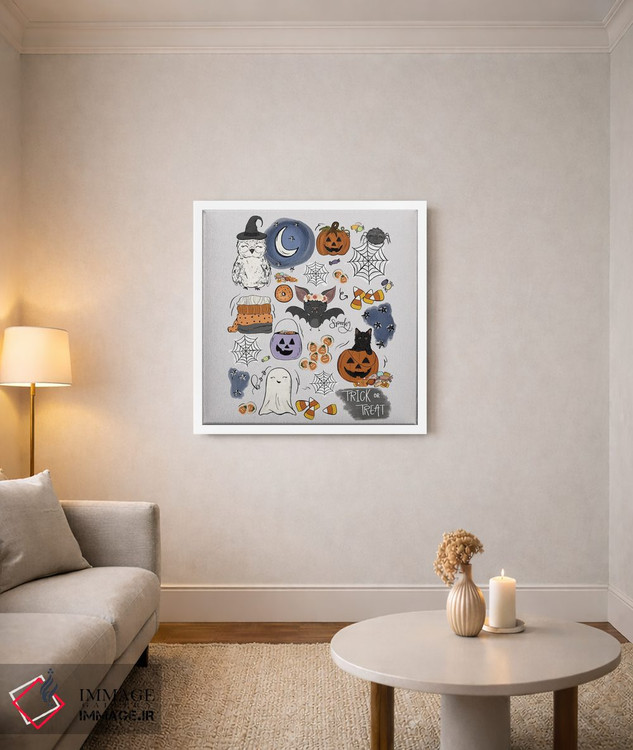 تابلو دکوراتیو احساسات ترسناک اثر کیتی برایانت - D1W