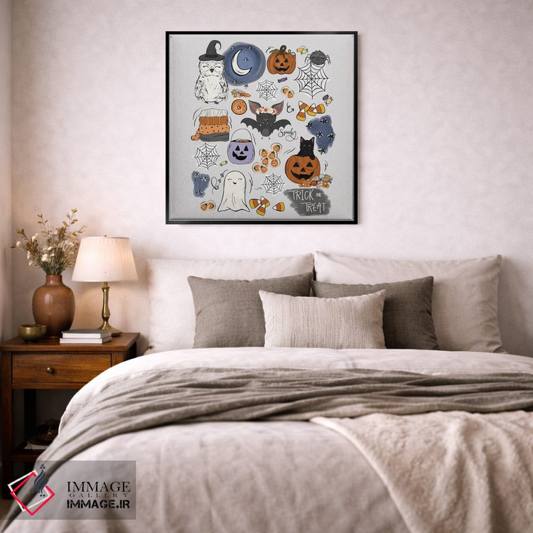 تابلو دکوراتیو احساسات ترسناک اثر کیتی برایانت - D3B