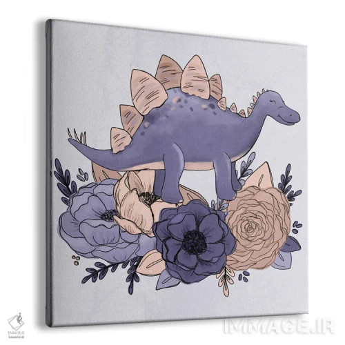 تابلو دکوراتیو گل های استگوسوروس اثر کیتی برایانت - نمای پرسپکتیو محصول