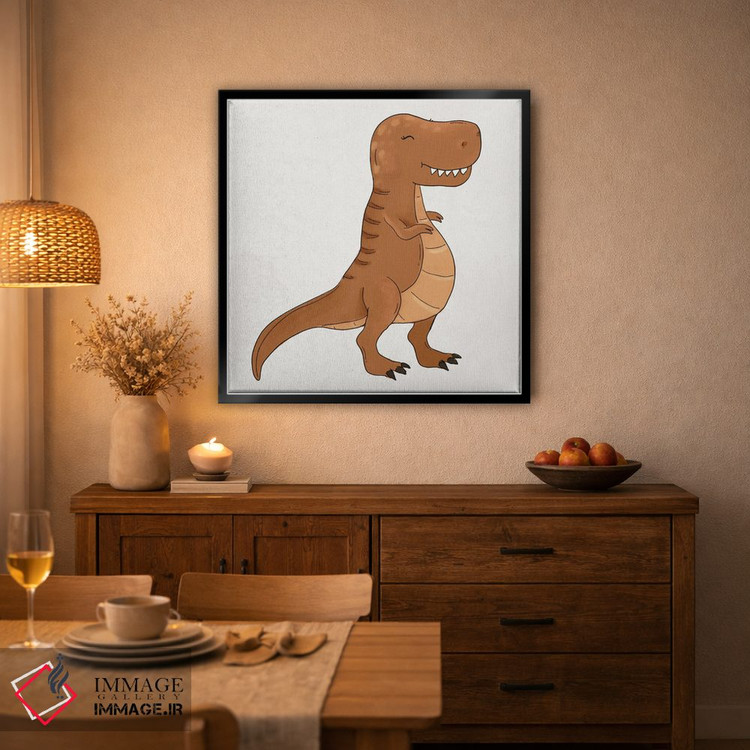 تابلو دکوراتیو تی رکس اثر کیتی برایانت - D5B