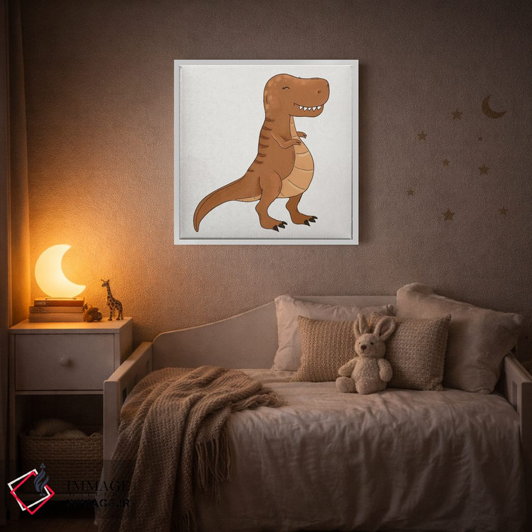 تابلو دکوراتیو تی رکس اثر کیتی برایانت - D3W