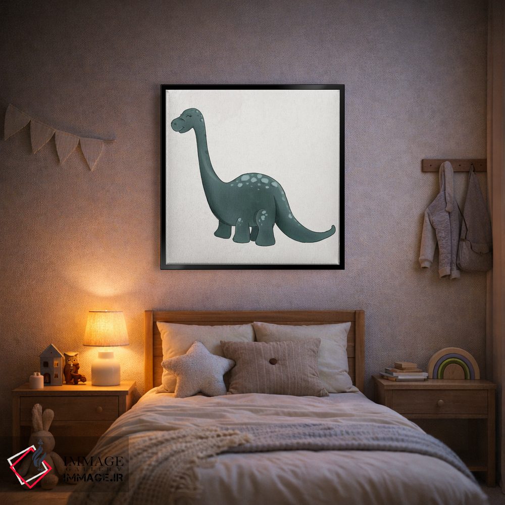 تابلو دکوراتیو برونتوسوروس اثر کیتی برایانت - D2B