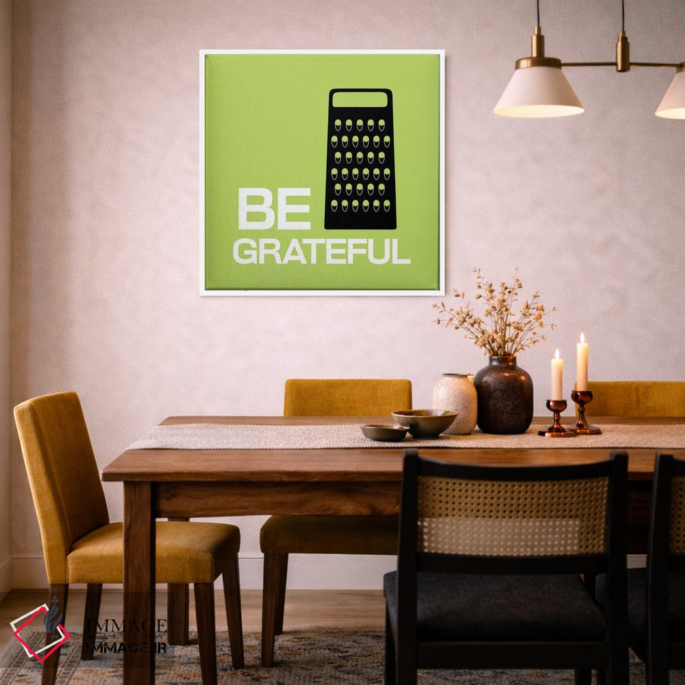 تابلو دکوراتیو سپاسگزار باش اثر فایو بای فایو کالکتیو - D5W