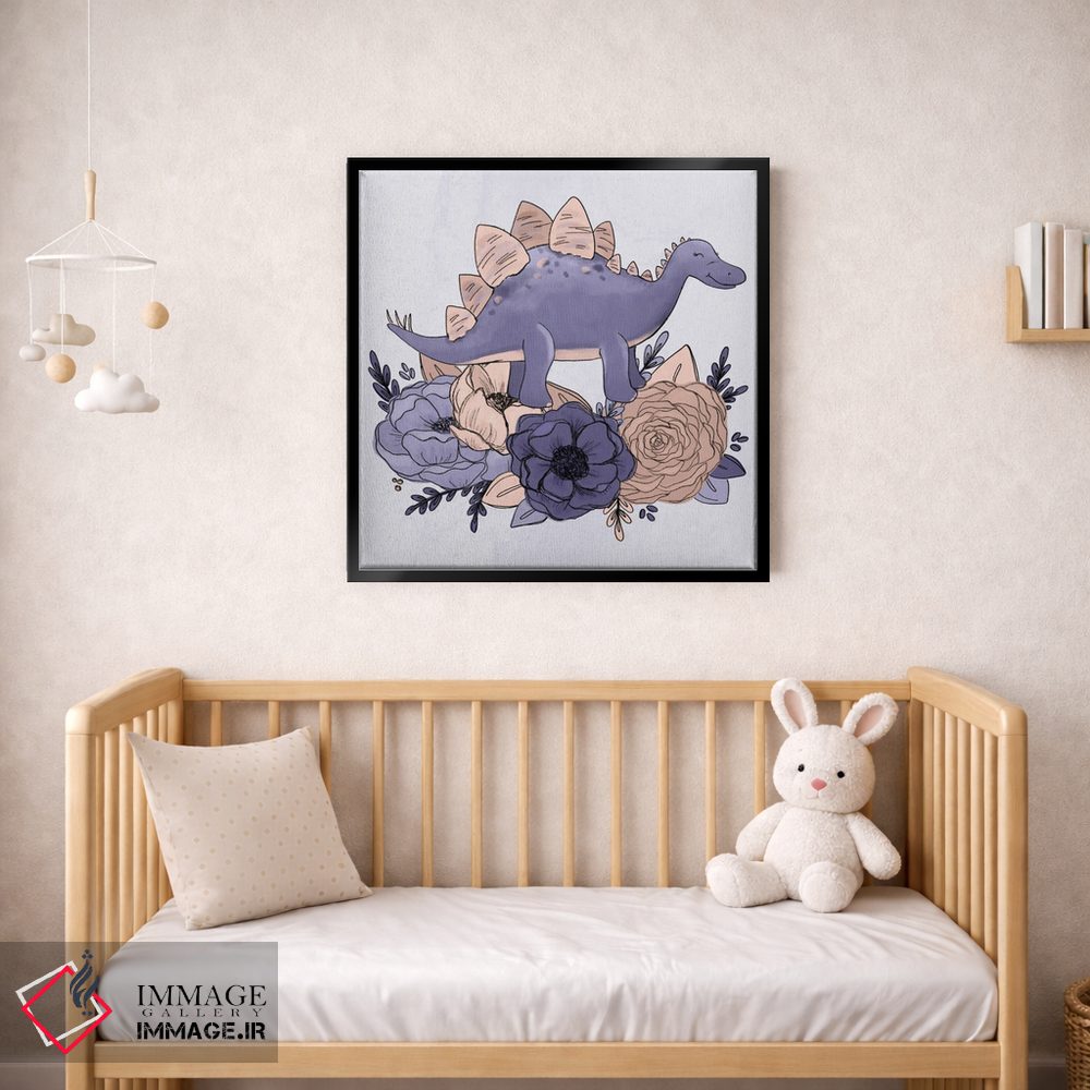 تابلو دکوراتیو گل های استگوسوروس اثر کیتی برایانت - D1B