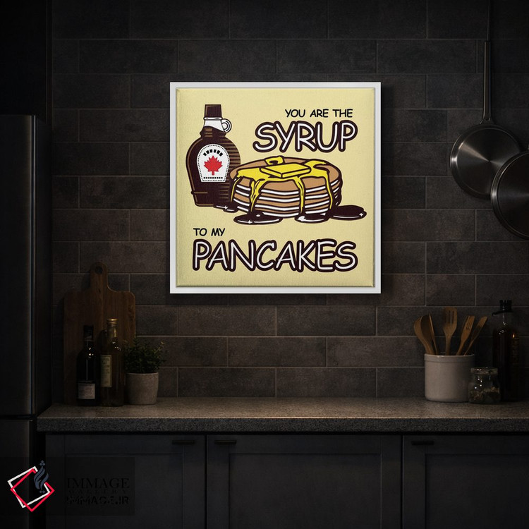 تابلو دکوراتیو تو شربت پنکیک منی اثر فایو بای فایو کالکتیو - D1W