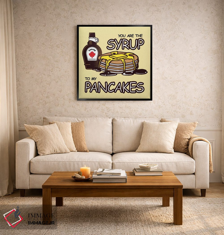 تابلو دکوراتیو تو شربت پنکیک منی اثر فایو بای فایو کالکتیو - D3B