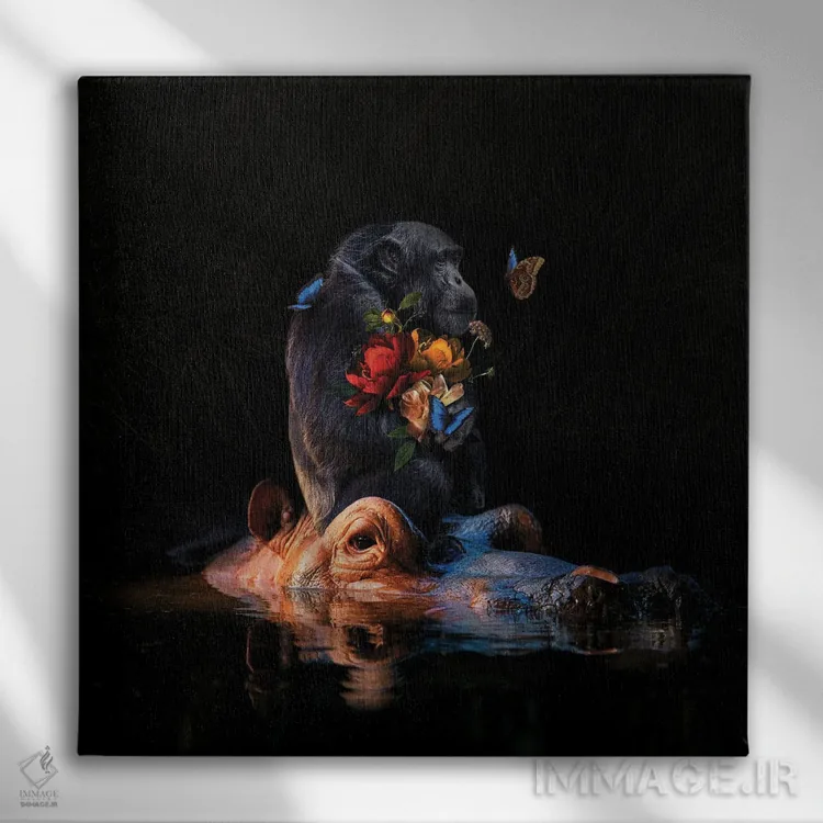 تابلو دکوراتیو کمک به کاهش احساس شکستگی در دیگران اثر کارن کانتوک - نمای روبهرو روی دیوار