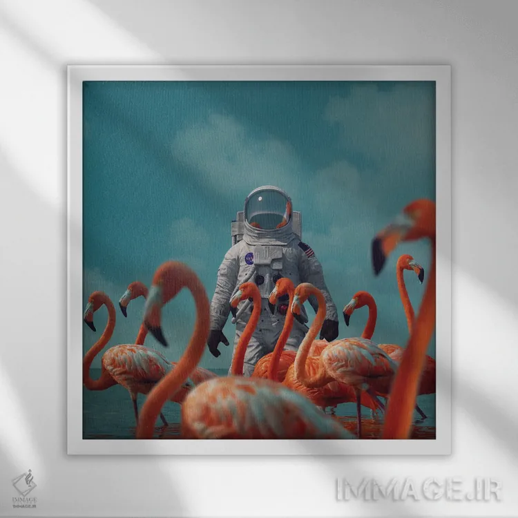 تابلو دکوراتیو روز بیست و چهارم اثر کارن کانتوک - نمای قابدار سفید