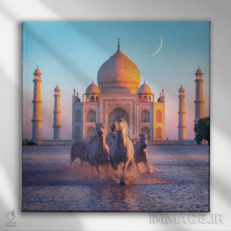 تابلو دکوراتیو India, فصل شفا، هند اثر کارن کانتوک - نمای روبهرو روی دیوار