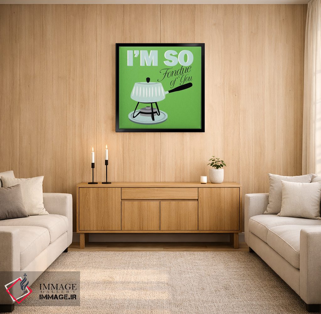 تابلو دکوراتیو عاشق توام اثر فایو بای فایو کالکتیو - D5B