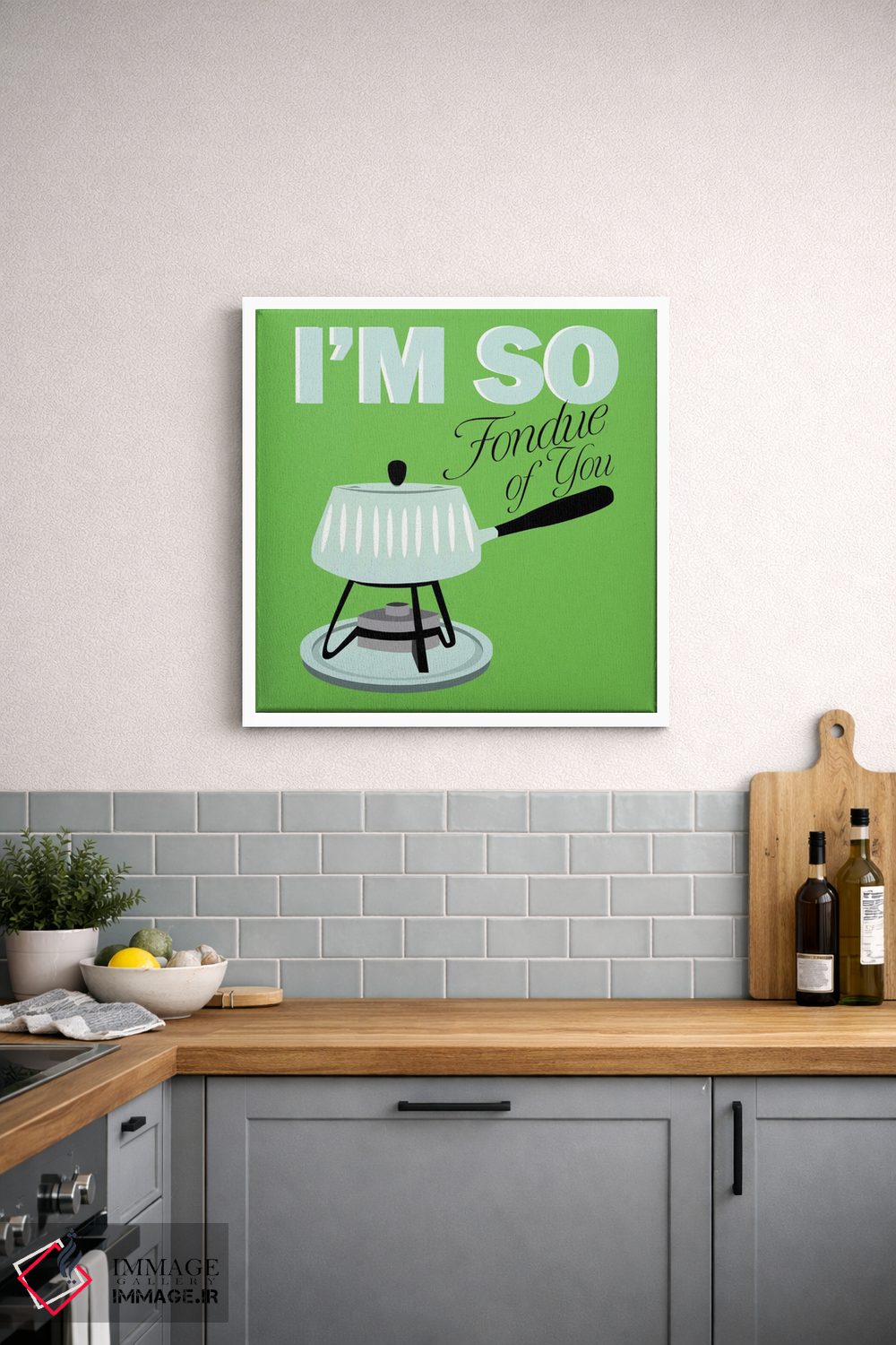 تابلو دکوراتیو عاشق توام اثر فایو بای فایو کالکتیو - D4W