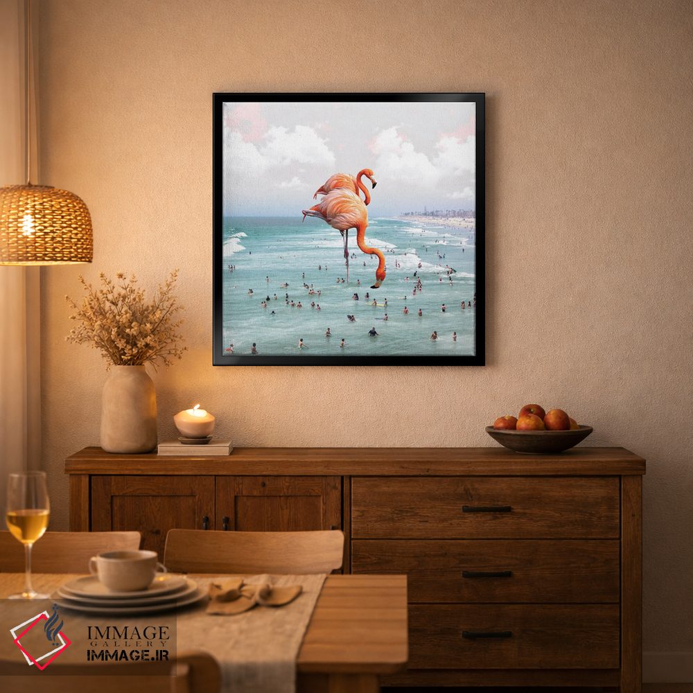 تابلو دکوراتیو پرسه زدن در ساحل اثر کارن کانتوک - D3B