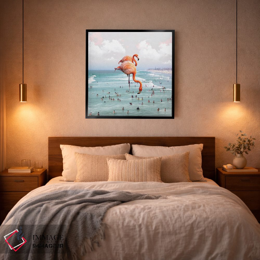 تابلو دکوراتیو پرسه زدن در ساحل اثر کارن کانتوک - D2B