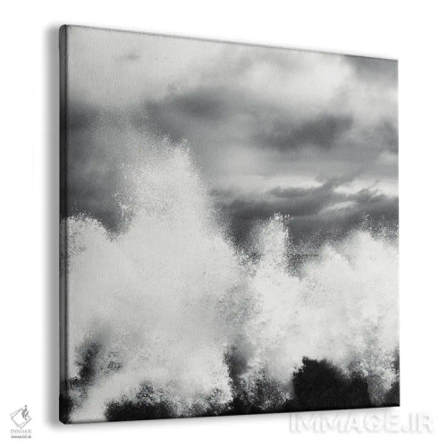 تابلو دکوراتیو موج های شکسته اثر کریم کارلا - نمای پرسپکتیو محصول