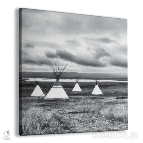 تابلو دکوراتیو چهار تیپی اثر کریم کارلا - نمای پرسپکتیو محصول