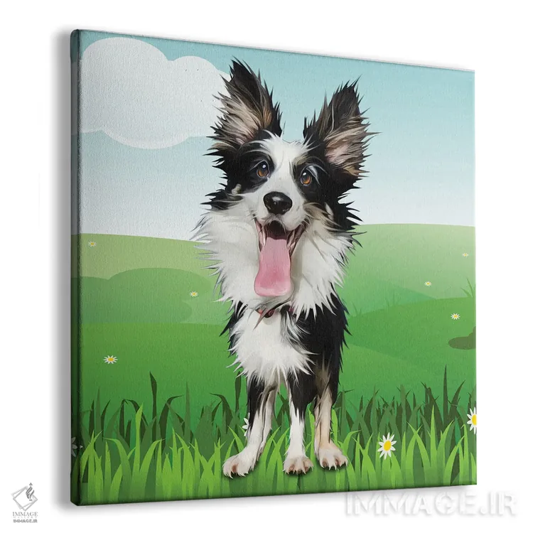 تابلو دکوراتیو سرگرمی بردر کولی اثر کیم کورینگا - نمای پرسپکتیو محصول