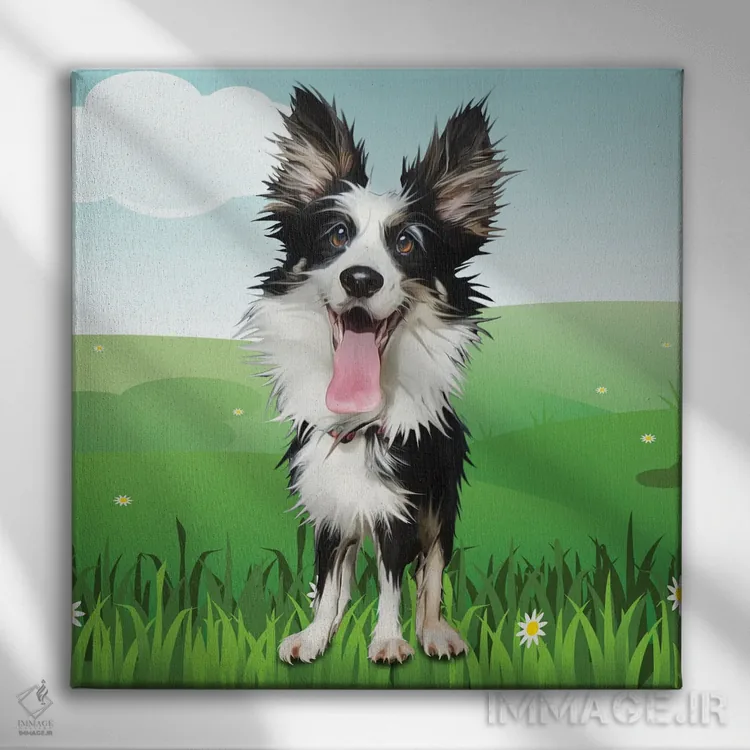 تابلو دکوراتیو سرگرمی بردر کولی اثر کیم کورینگا - نمای روبهرو روی دیوار