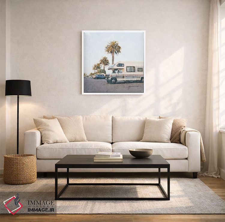 تابلو دکوراتیو صف کاروان ها اثر کیم کورینگا - D1W