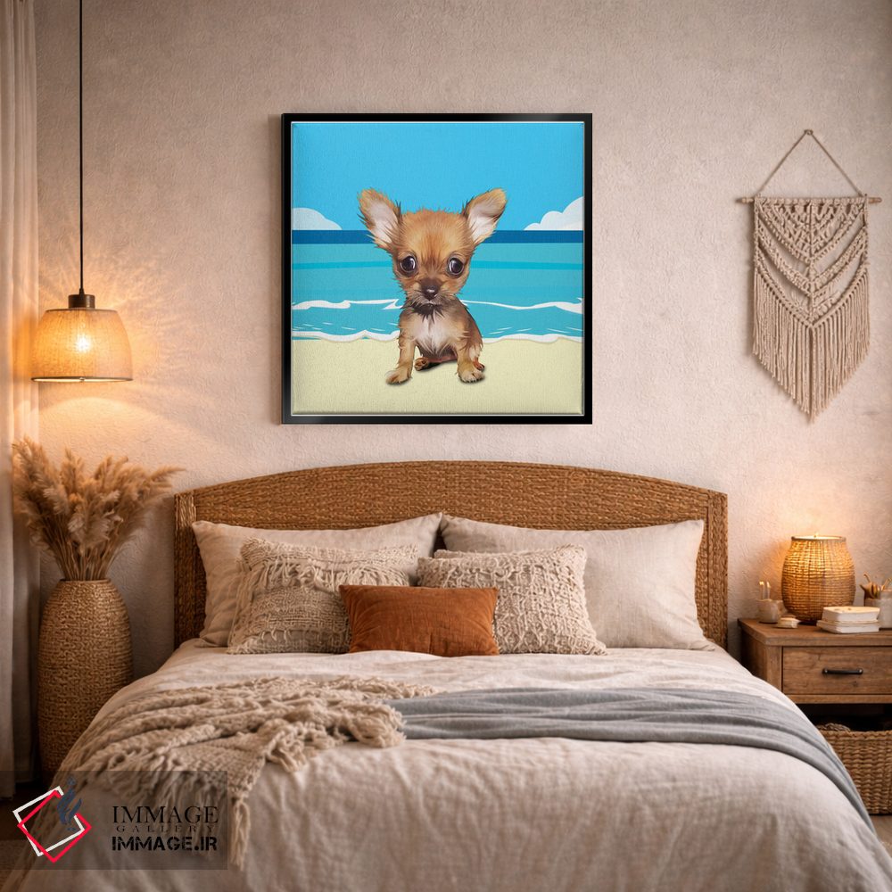 تابلو دکوراتیو چی واوا در ساحل اثر کیم کورینگا - D2B