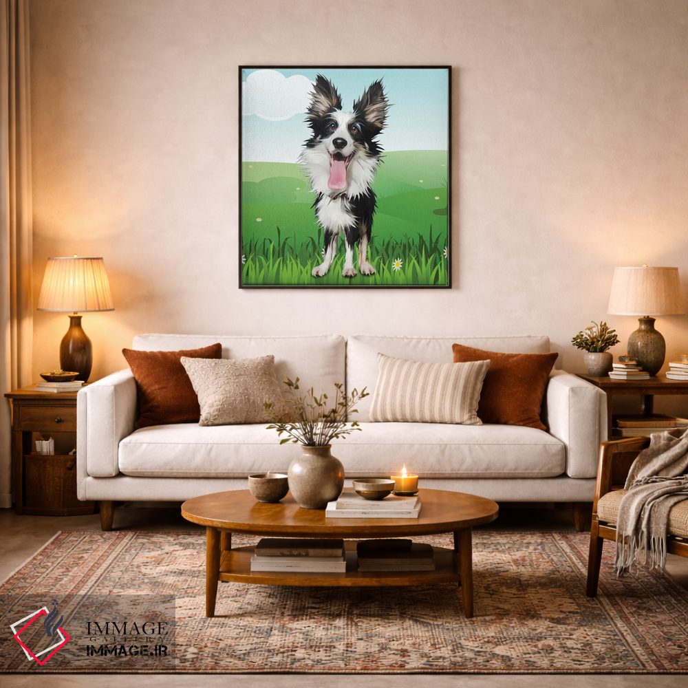 تابلو دکوراتیو سرگرمی بردر کولی اثر کیم کورینگا - D4B