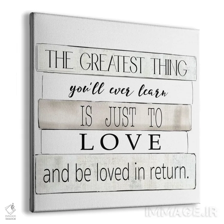 تابلو دکوراتیو بزرگ ترین چیز اثر کلی دونوان - نمای پرسپکتیو محصول