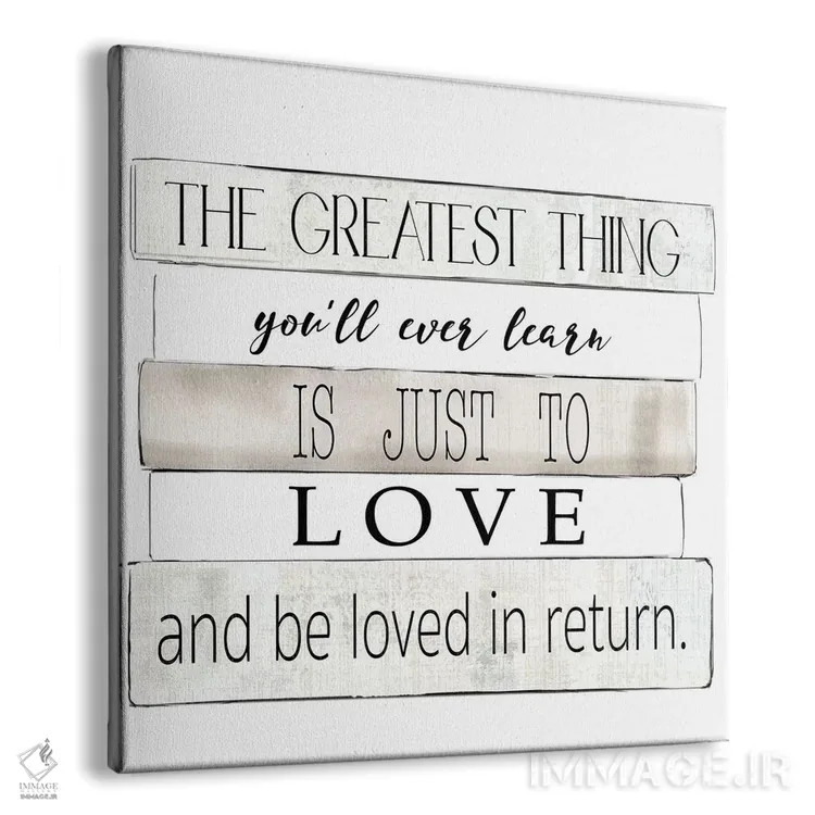 تابلو دکوراتیو بزرگ ترین چیز اثر کلی دونوان - نمای پرسپکتیو محصول