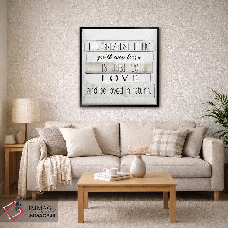 تابلو دکوراتیو بزرگ ترین چیز اثر کلی دونوان - D4B