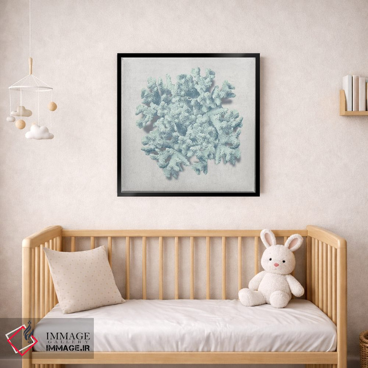 تابلو دکوراتیو نعناع مرجانی II اثر کارولین کلی - D2B