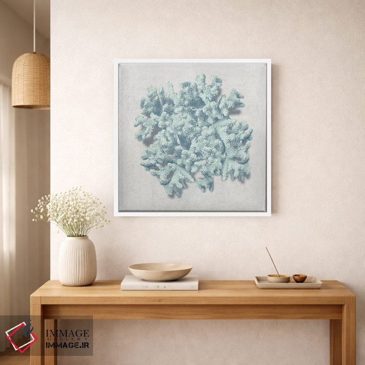 تابلو دکوراتیو نعناع مرجانی II اثر کارولین کلی - D1W