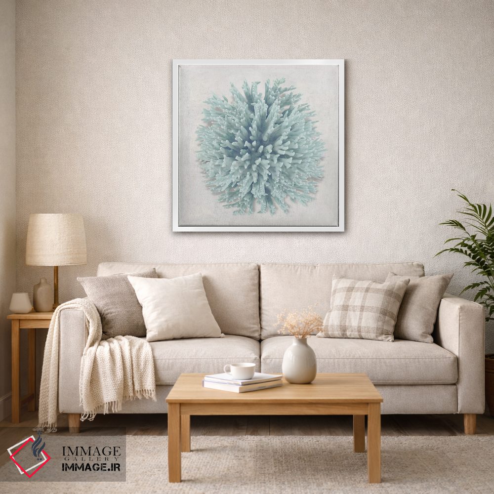 تابلو دکوراتیو نعناع مرجانی I اثر کارولین کلی - D2W