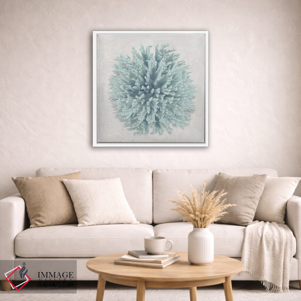 تابلو دکوراتیو نعناع مرجانی I اثر کارولین کلی - D3W