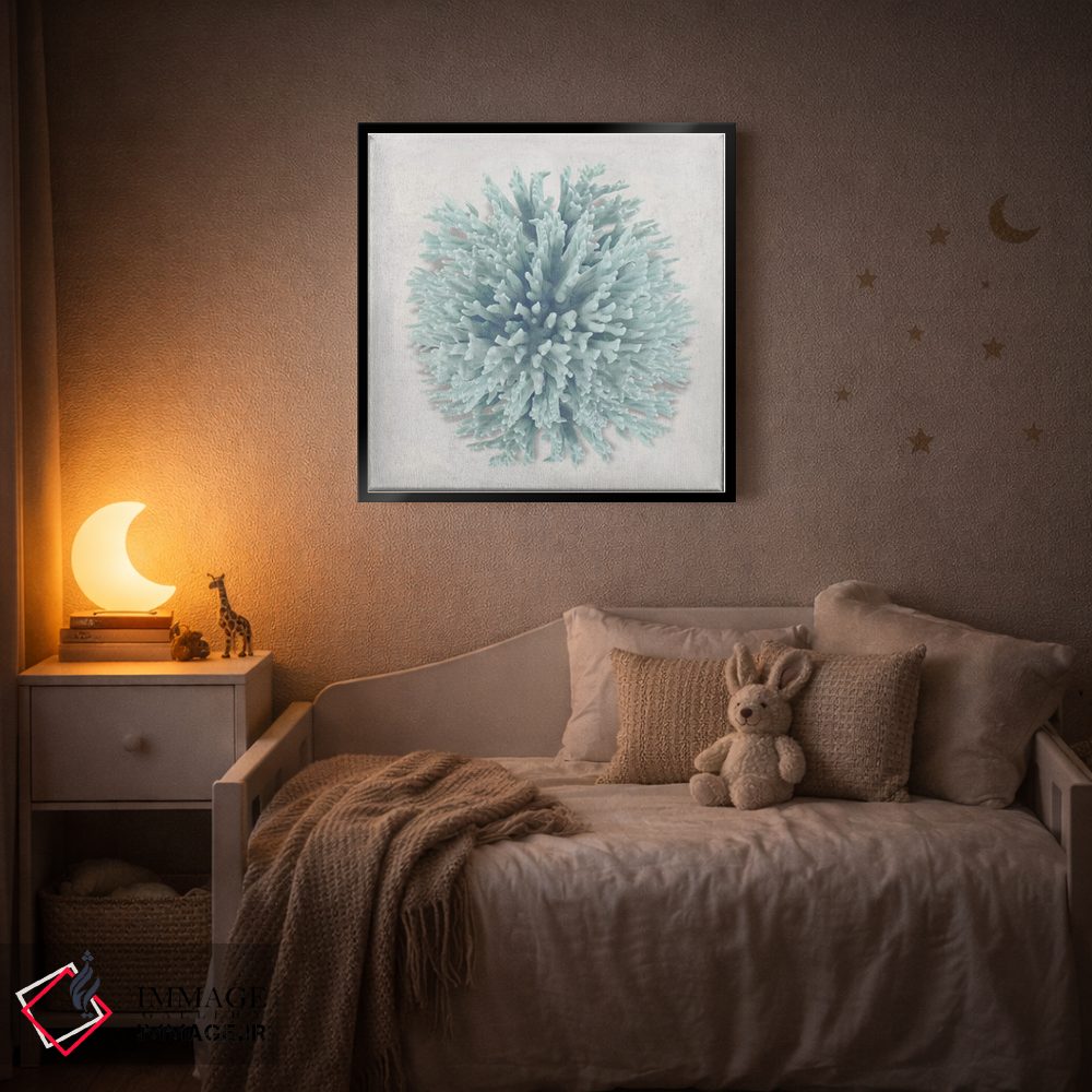 تابلو دکوراتیو نعناع مرجانی I اثر کارولین کلی - D5B