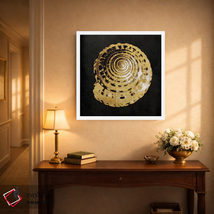 تابلو دکوراتیو گوهرهای طلایی اقیانوس IV اثر کارولین کلی - D2W