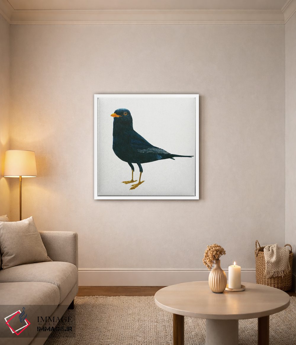 تابلو دکوراتیو ماندن توکای سیاه اثر کارینا دانیلچوک - D2W