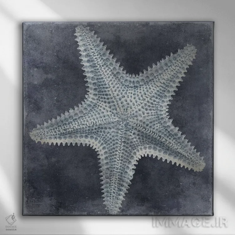 تابلو دکوراتیو آبی اقیانوس I اثر کارولین کلی - نمای روبهرو روی دیوار