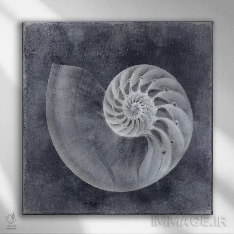 تابلو دکوراتیو آبی اقیانوس IV اثر کارولین کلی - نمای روبهرو روی دیوار