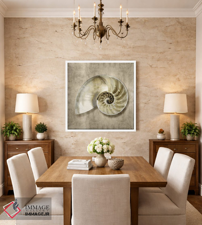 تابلو دکوراتیو موجودات دریایی طلایی IV اثر کارولین کلی - D4W