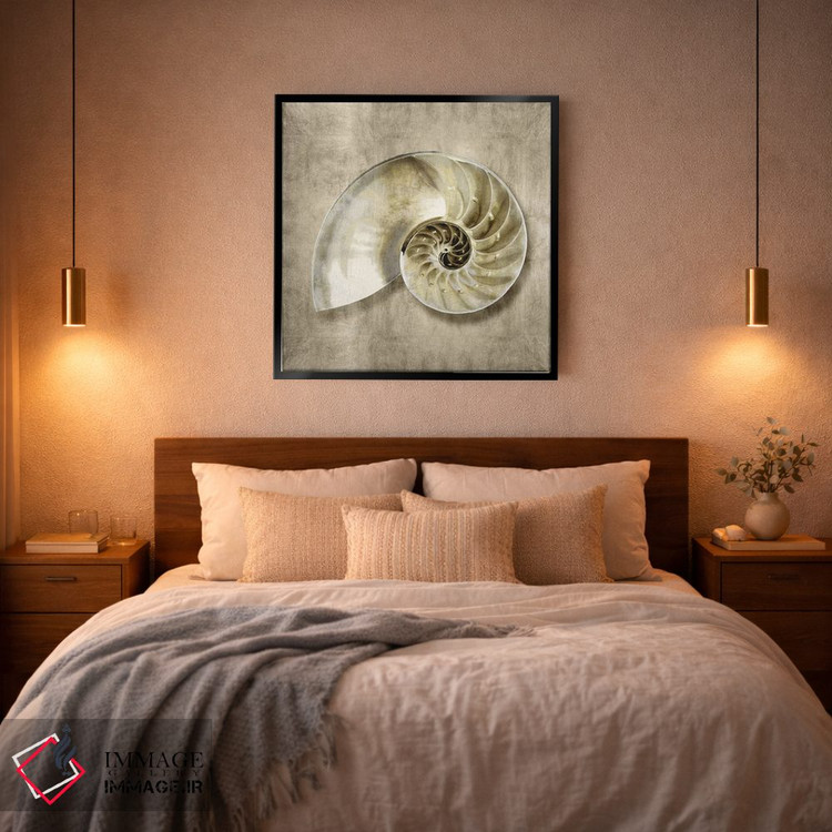 تابلو دکوراتیو موجودات دریایی طلایی IV اثر کارولین کلی - D6B