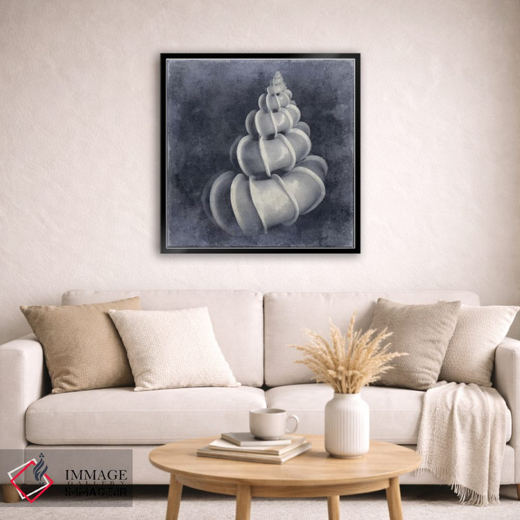 تابلو دکوراتیو آبی اقیانوس III اثر کارولین کلی - D6B